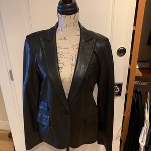 Ralph Lauren Black Leather Jacket...